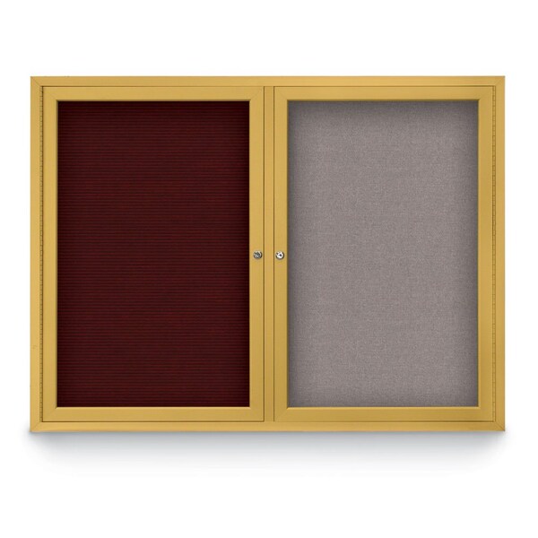 Corkboard, Black/Satin, 72" x 48"